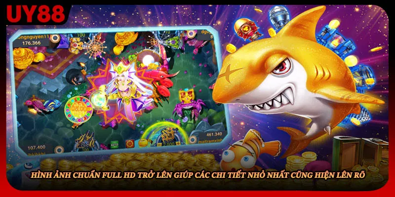 Hình ảnh chuẩn Full HD trở lên giúp các chi tiết nhỏ nhất cũng hiện lên rõ